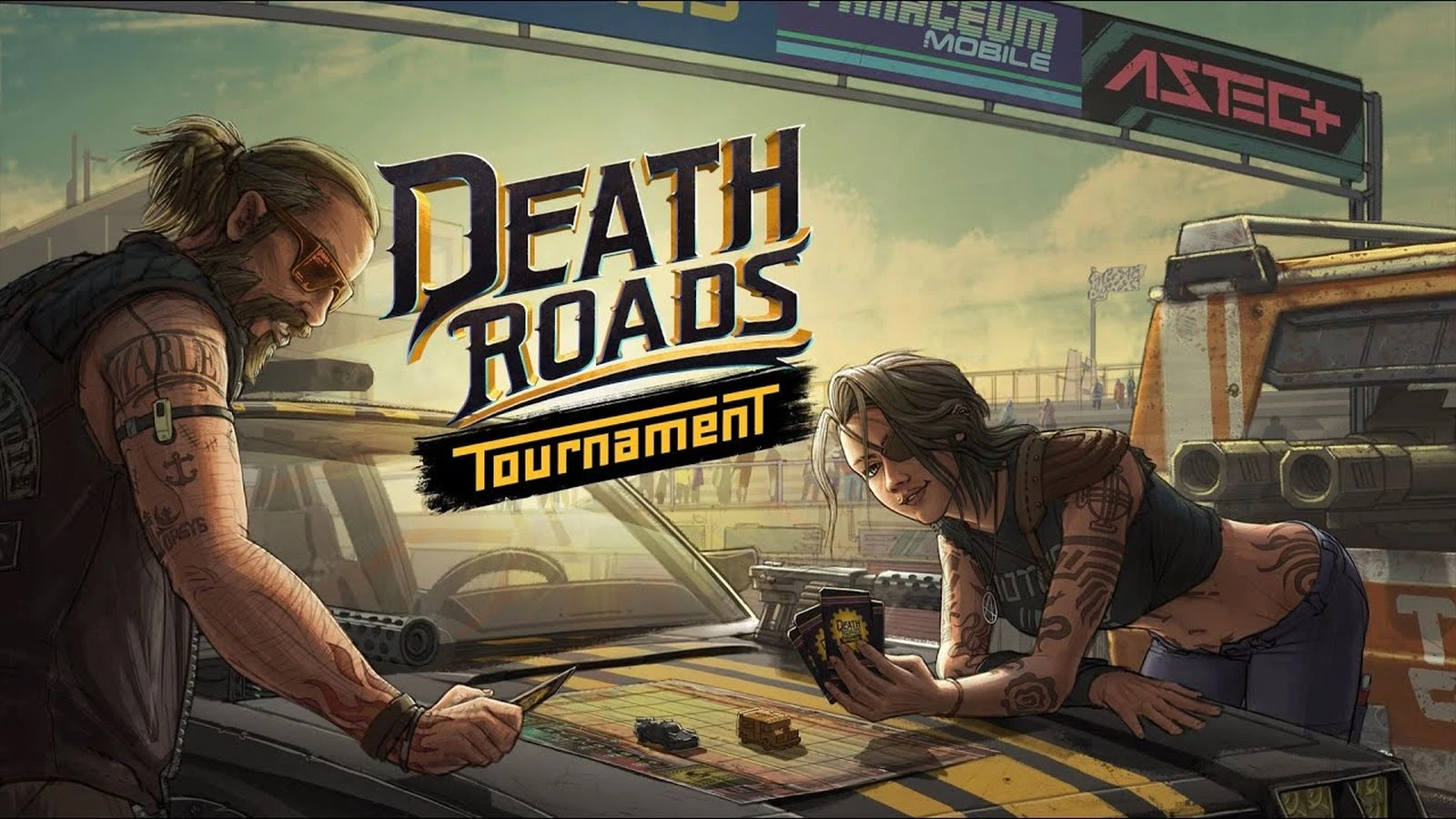 Death Roads: Tournament "Сохранение - Открыты все автомобили" [1.0.5.121]