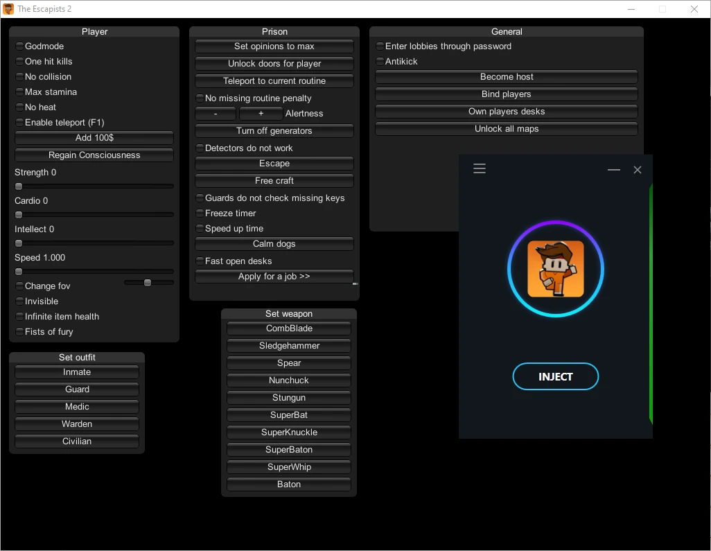 The Escapists 2 "Мод-Меню +38" [UPD: 11.08.2023] {Sacracia}