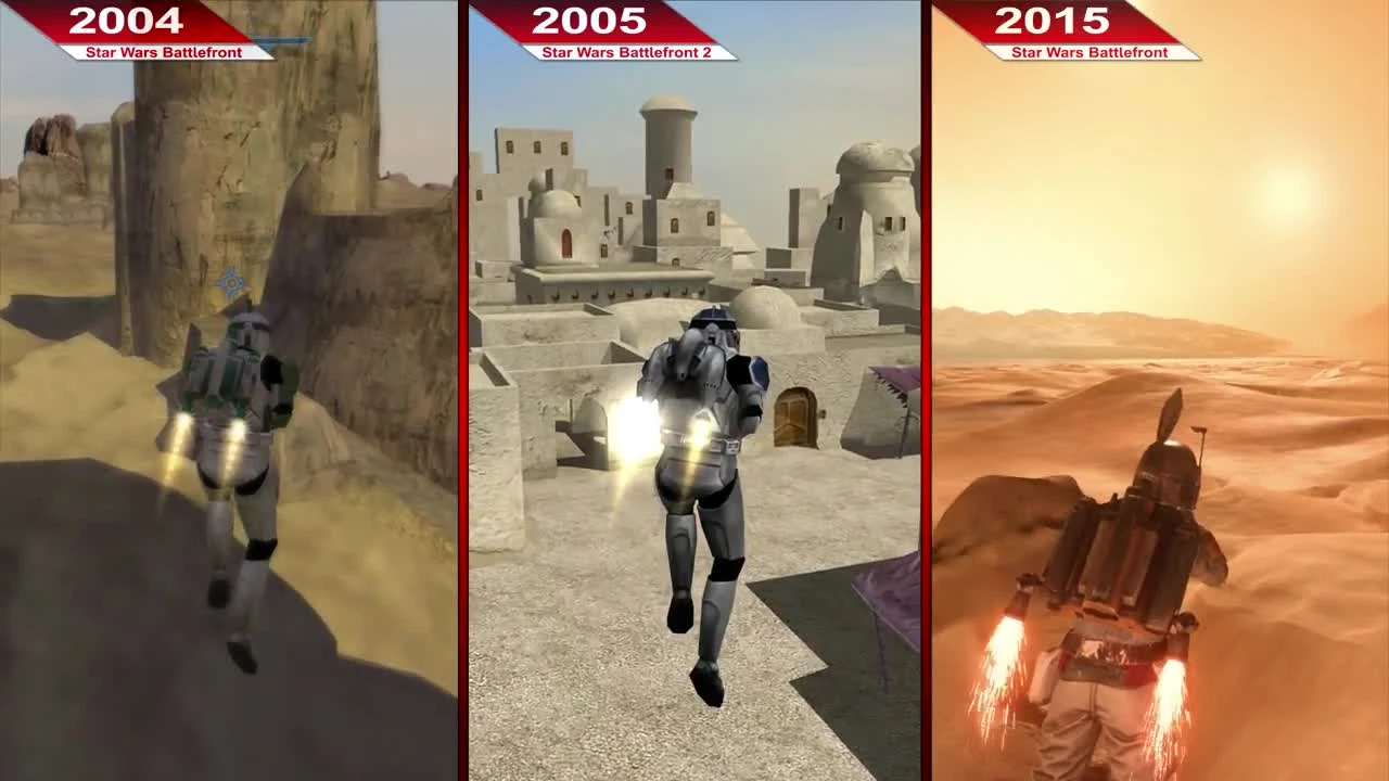 Сравнение | Battlefront против Battlefront 2 против Battlefront 2015 | ULTRA | GTX 970
