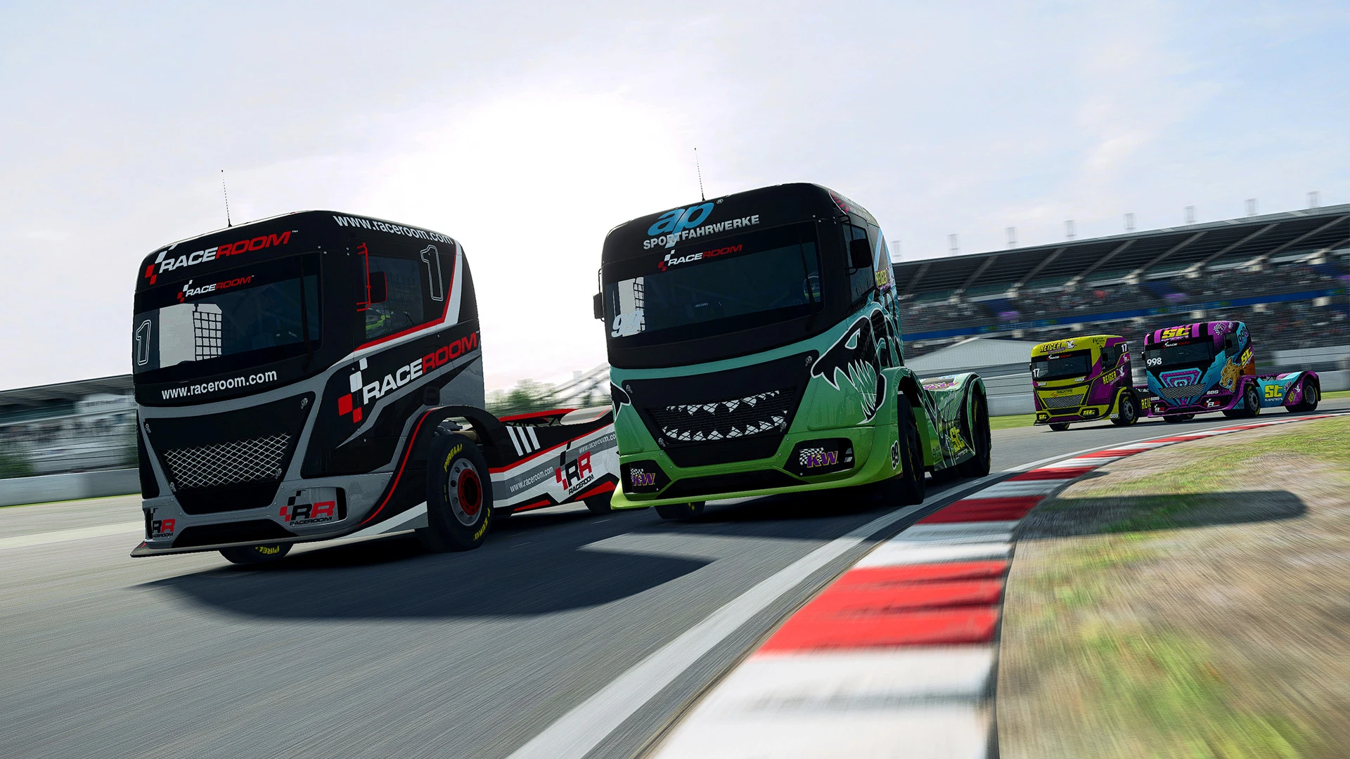 В игру RaceRoom добавлен гоночный грузовик