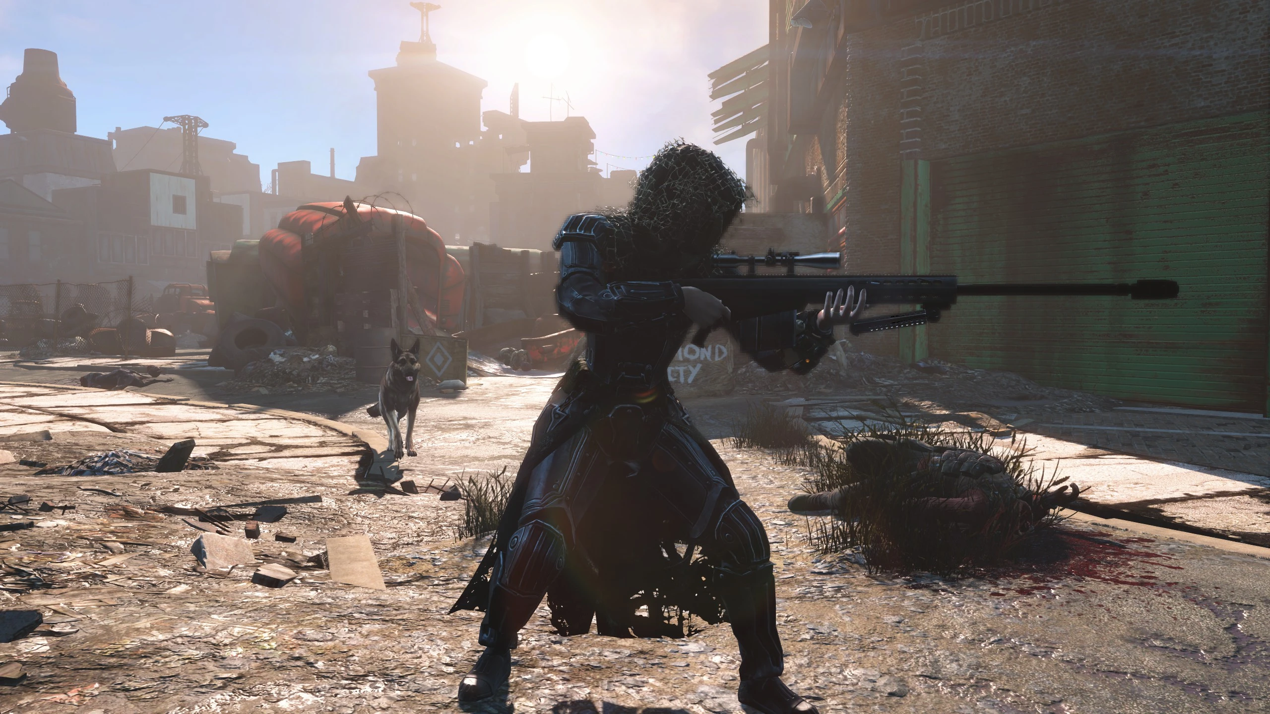 Fallout 4 "Масштабный сюжетный мод The Fens Sheriff's Department - Bleachers 2"