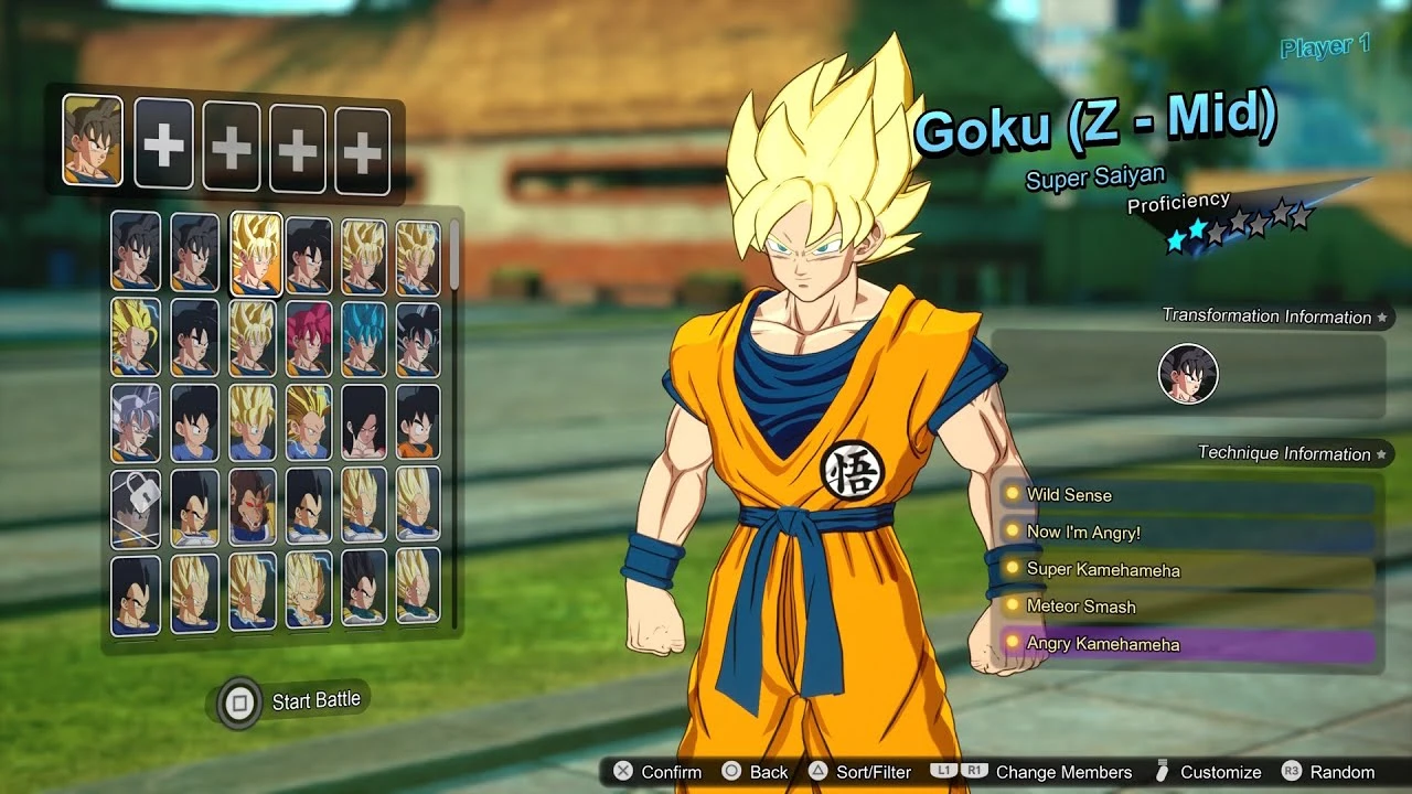 Все играбельные персонажи в Dragon Ball: Sparking! Zero