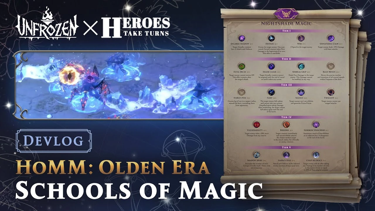 Четыре школы магии и алхимическая пыль: авторы Heroes of Might and Magic: Olden Era раскрыли систему заклинаний