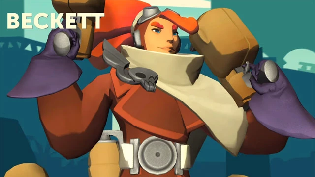 Знакомство с чемпионом Беккетт для MOBA Gigantic