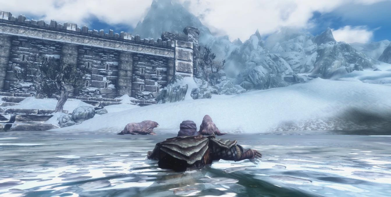 Skyrim LE "Арена с случайным спавном монстров и новой музыкой"