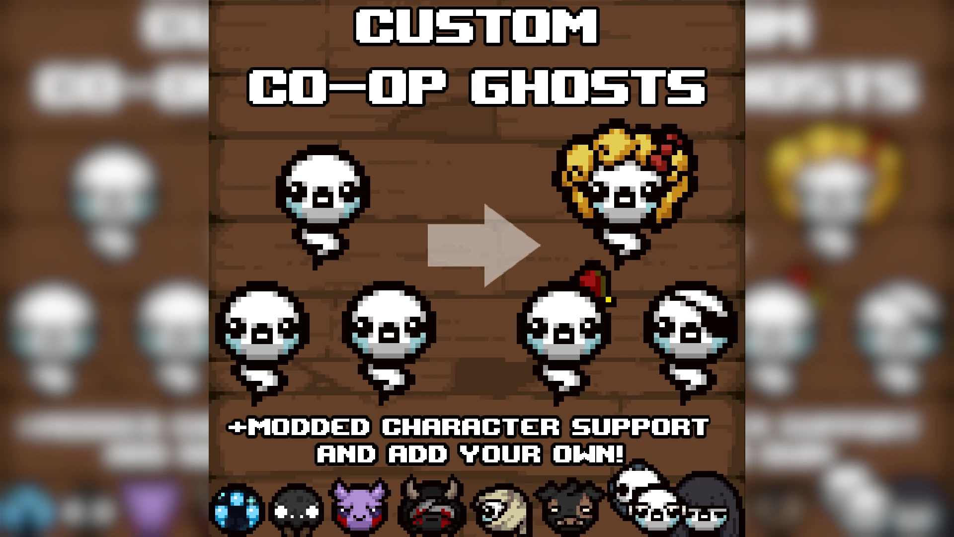 The Binding of Isaac "Пользовательские совместные призраки" [17.12.2024]