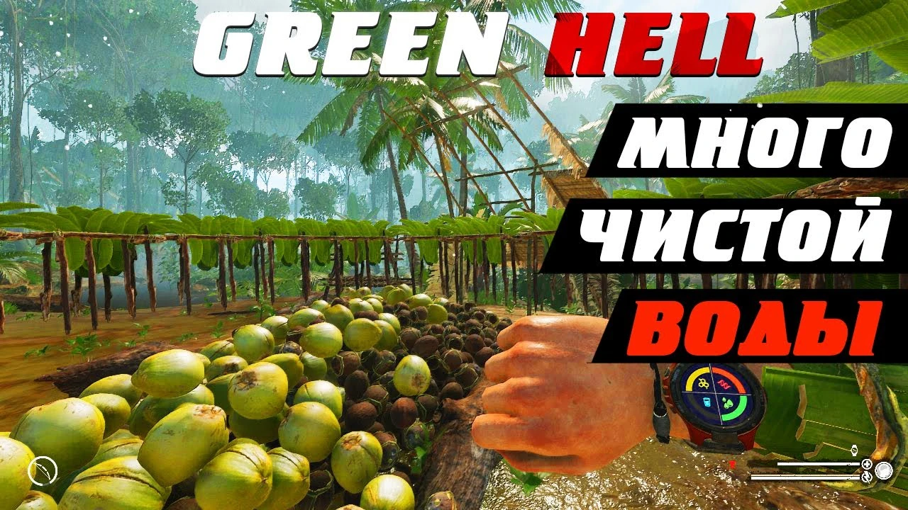 Живительная влага: исчерпывающий гайд по добыче чистой воды в Green Hell