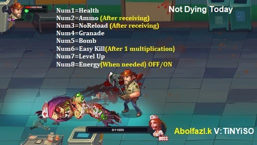 Not Dying Today: Трейнер/Trainer (+8) [1.0] {Abolfazl.k}