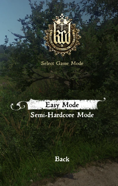 Kingdom Come: Deliverance "Легкий уровень сложности"