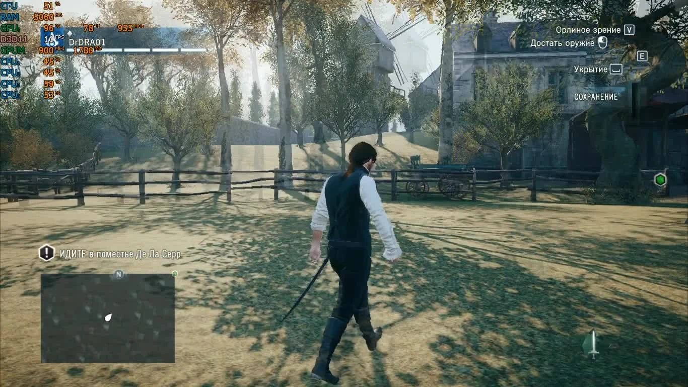 Assassin's Creed Unity на слабом ноутбуке