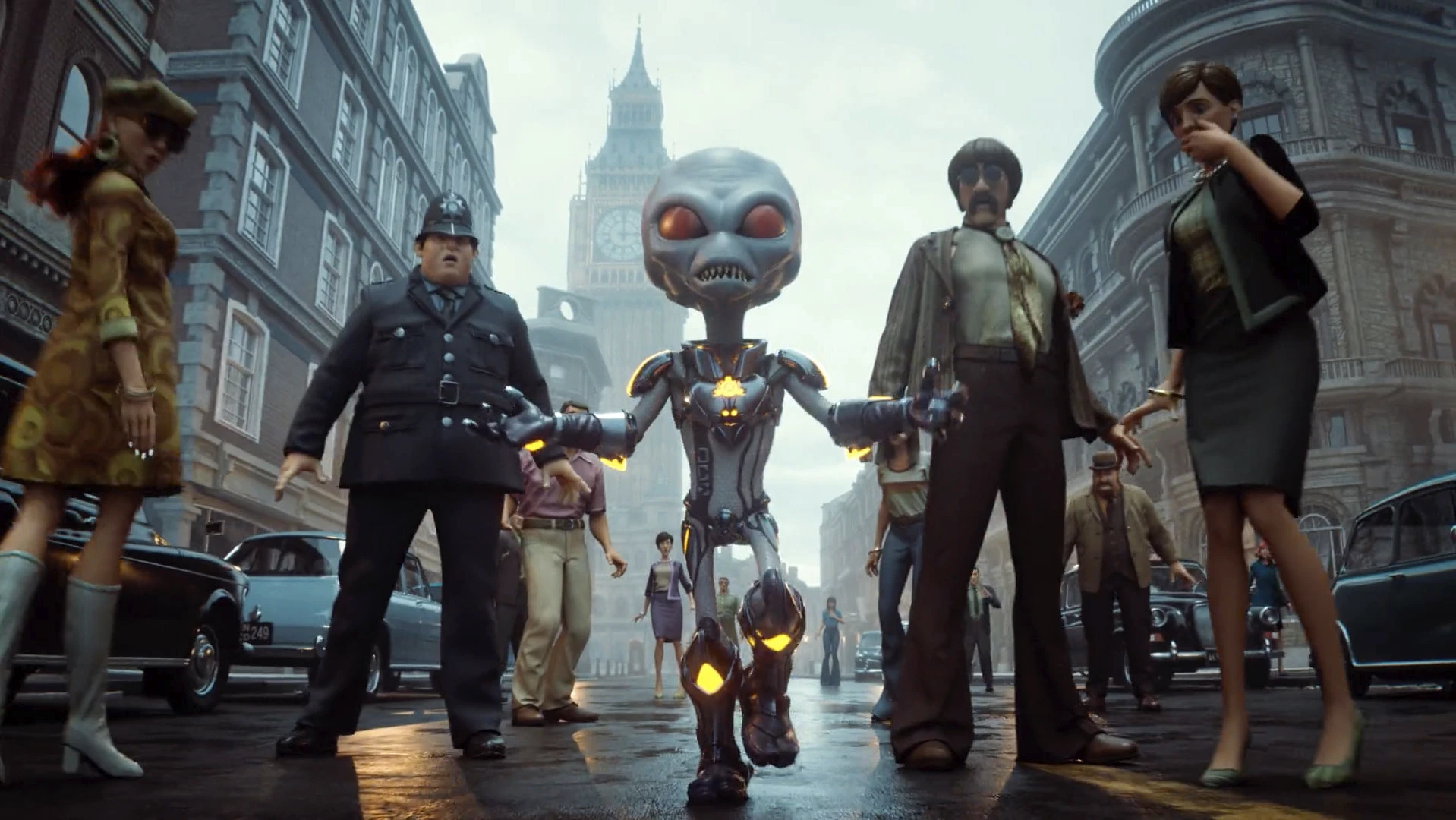 Слитые скриншоты Destroy All Humans! 2: Reprobed на русском языке