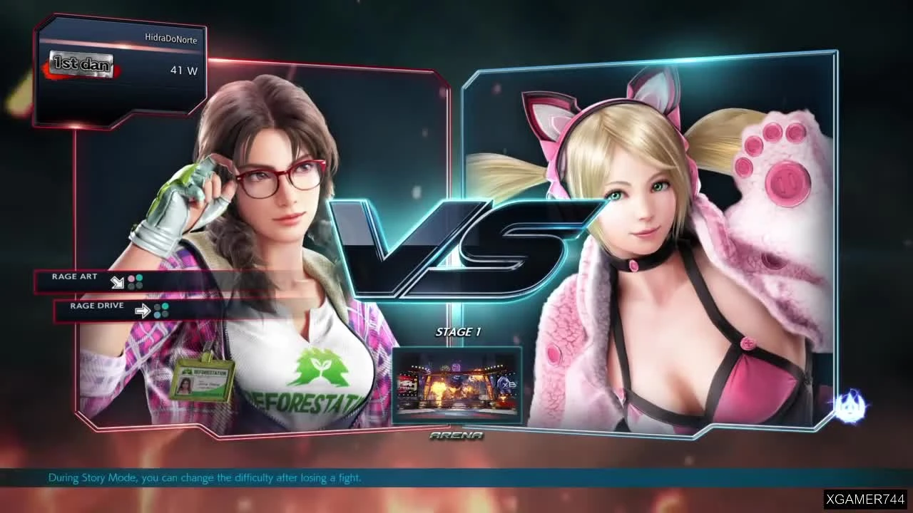 Tekken 7 - Прохождение аркады за Julia