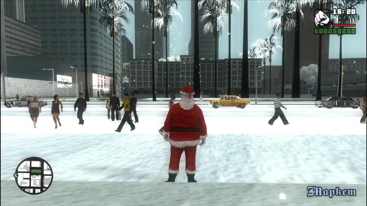 GTA San Andreas Winter HD 2018