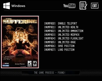 The Suffering: Трейнер/Trainer (+6) [v.1/0 Rip "Механики"] {LIRW / GHL}