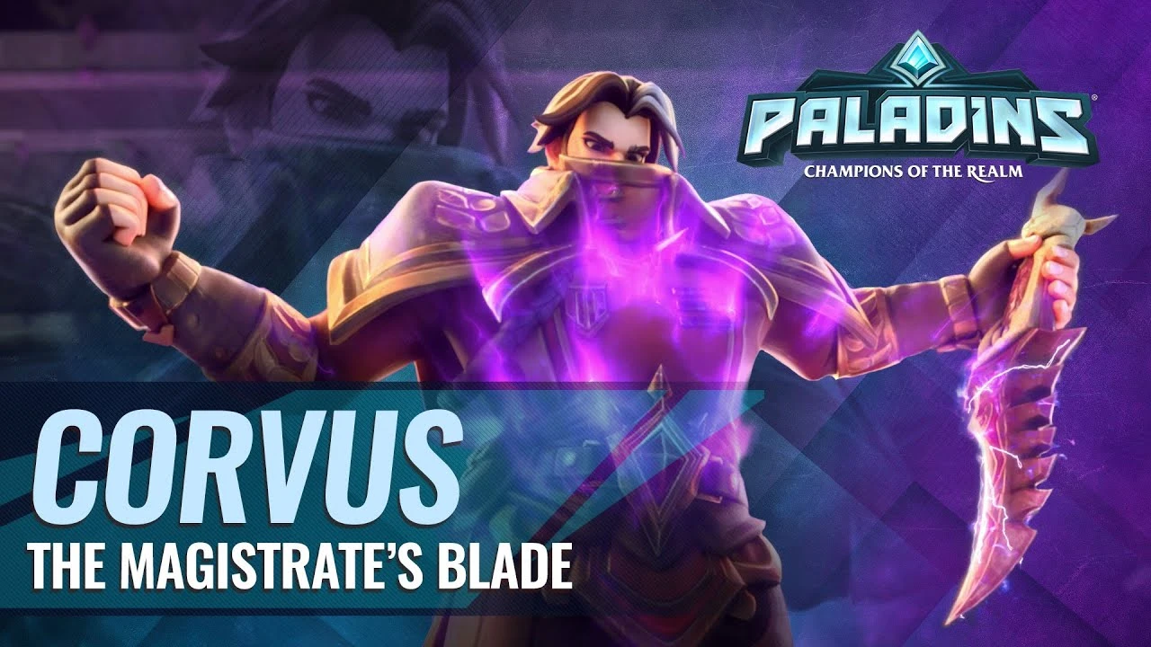 Для Paladins представлен новый чемпион - Корвус, МечМагистрата