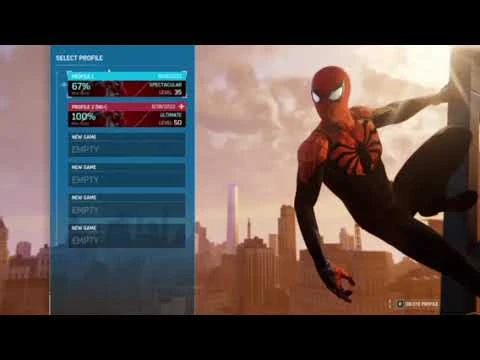 Marvel's Spider-Man "Музыка в меню из Новый Человек-паук 2"