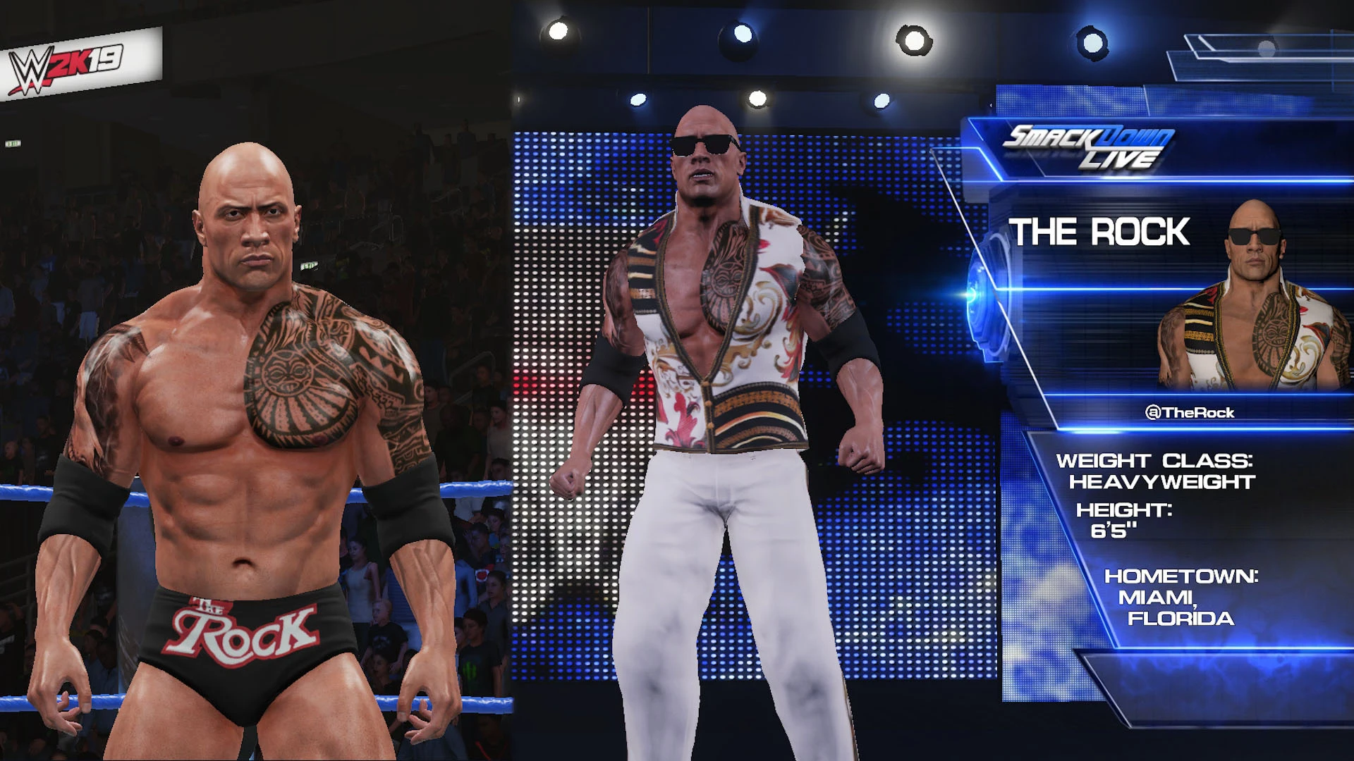 WWE 2K19 "Рок Финальный Босс из WWE 2K24"