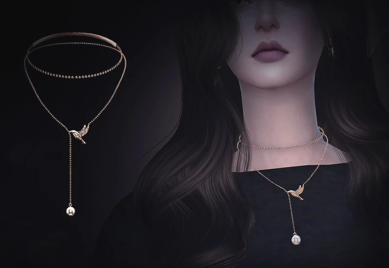 Sims 4 "Аксессуар Цепочка - Детализированная (2020)"