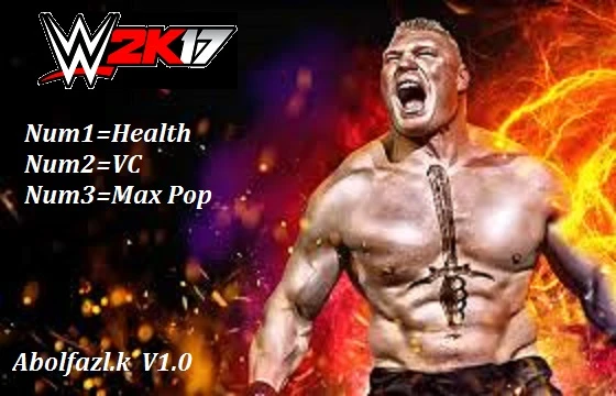 WWE 2K17: Трейнер/Trainer (+3) [1.0: x64] {Abolfazl.k}