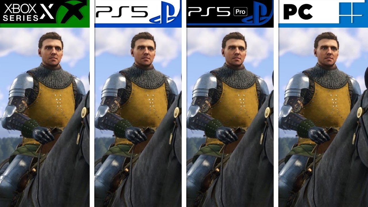 Сравнение Kingdom Come: Deliverance 2 на PS5 Pro, Xbox Series X и ПК