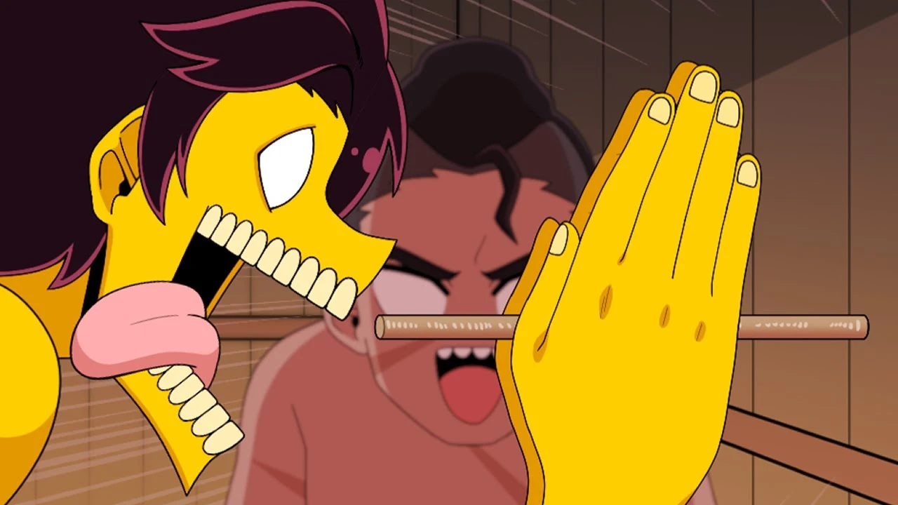 Мужики отчаянно пытаются подглядеть в женскую часть источника