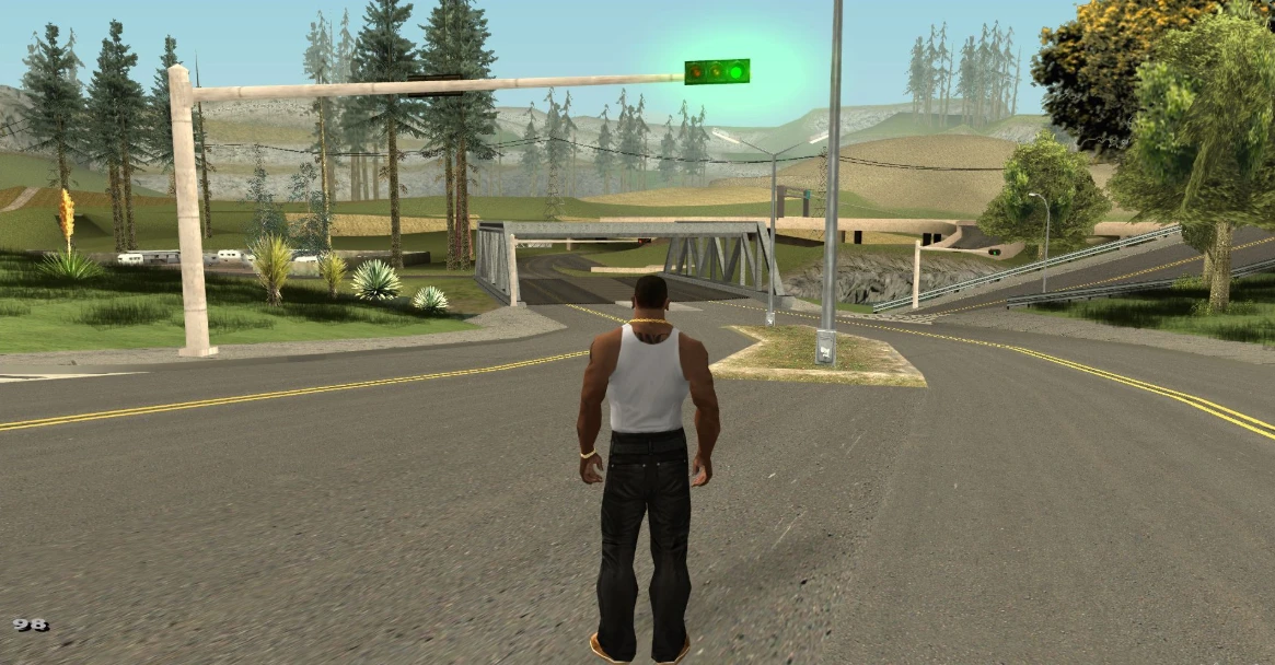 Grand Theft Auto: San Andreas "Показатель FPS"