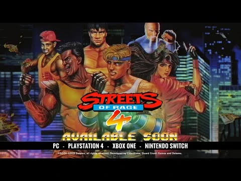 В Streets of Rage 4 будут представлены ретро персонажи и саундтреки, новый геймплейный трейлер