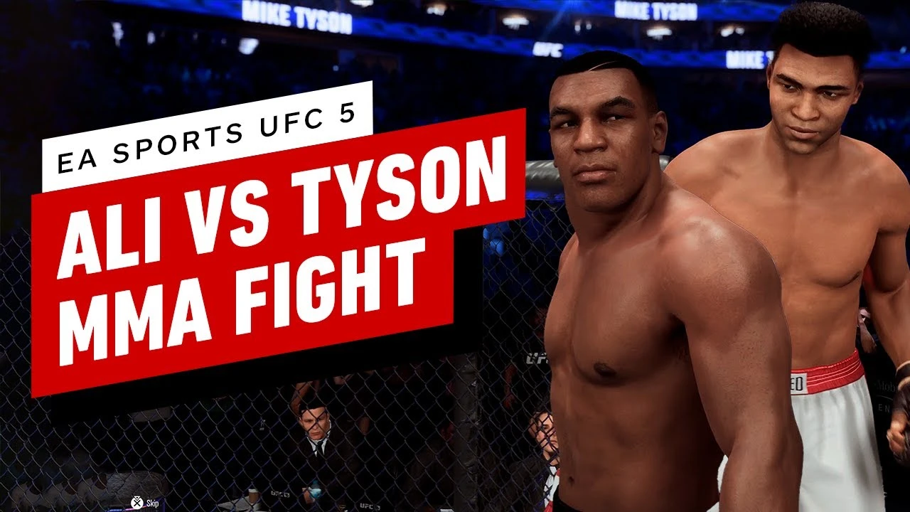 Майк Тайсон против Мухаммеда Али в геймплейном ролике EA Sports UFC 5