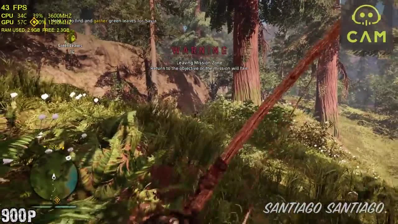 Far Cry Primal RX 460 - i3 (Simulated) - 1080p - 900p - 720p