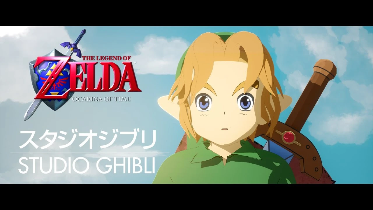 Тизер фанатской короткометражки по The Legend of Zelda в стиле мультфильмов студии Ghibli на Unreal Engine 5