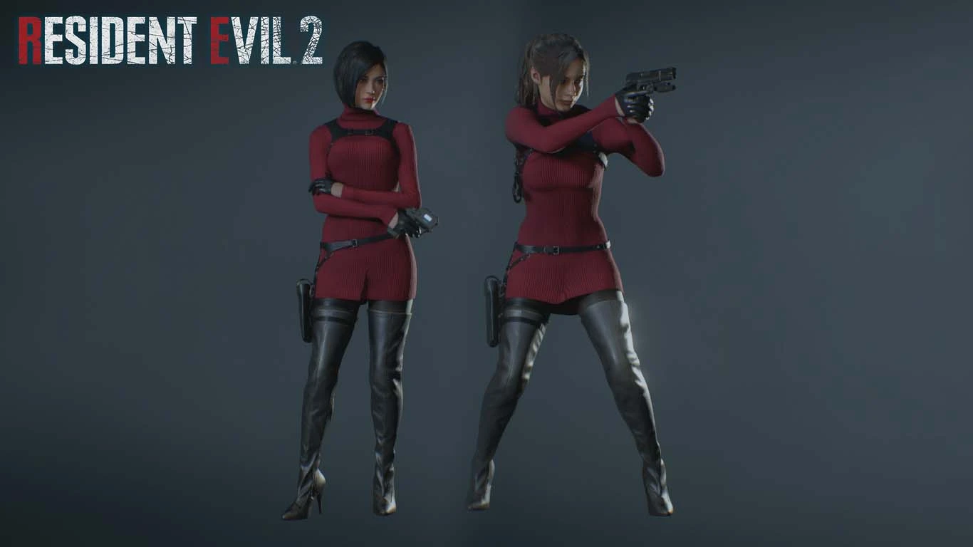 Resident Evil 2 "Классическое Платье Ады для Клэр и Ады из RE4 Remake"