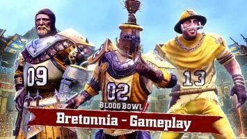 Blood Bowl 2 - Геймплейное видео: бретонцы против зеленокожих