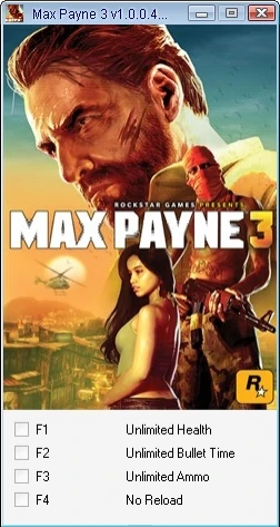 Max Payne 3: Трейнер/Trainer (+4) [1.0.0.49] {GRIZZLY/PlayGround.ru}