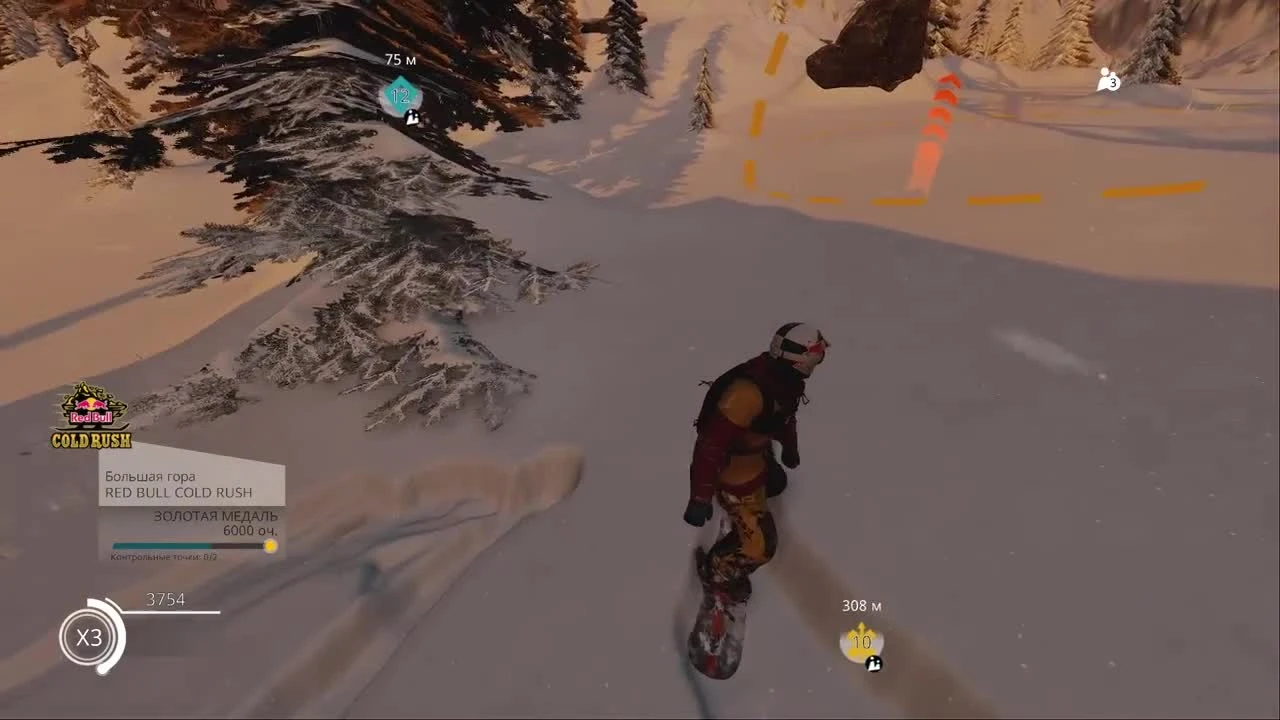 Опасный спуск по секретному ущелью которого нет на карте в STEEP