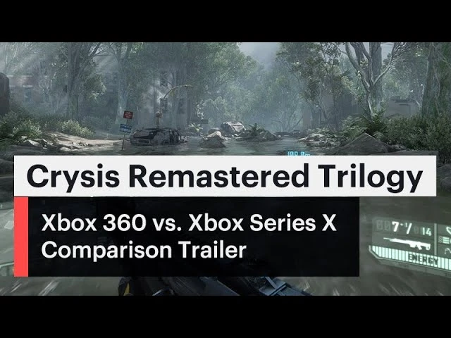 Crysis Remastered Trilogy - трейлер со сравнением графики оригинала c Xbox 360 и ремастера