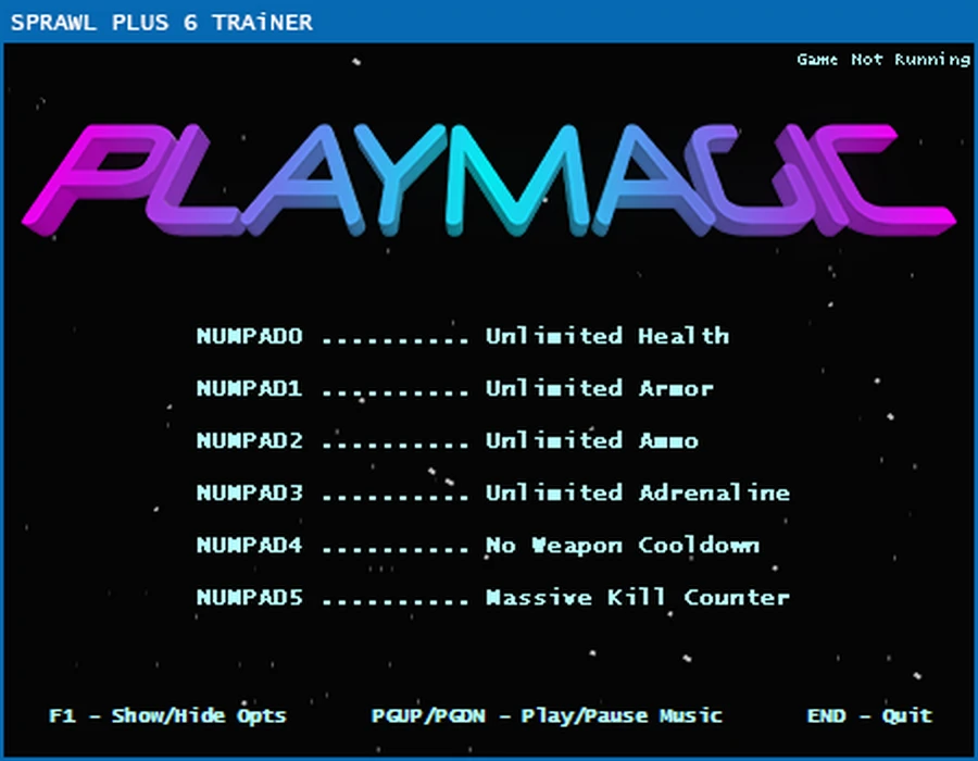 SPRAWL "Трейнер +6" [Steam] {PLAYMAGiC}