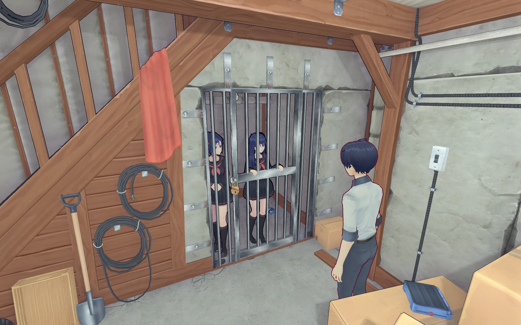 Умом и хитростью запер Миту в клетку