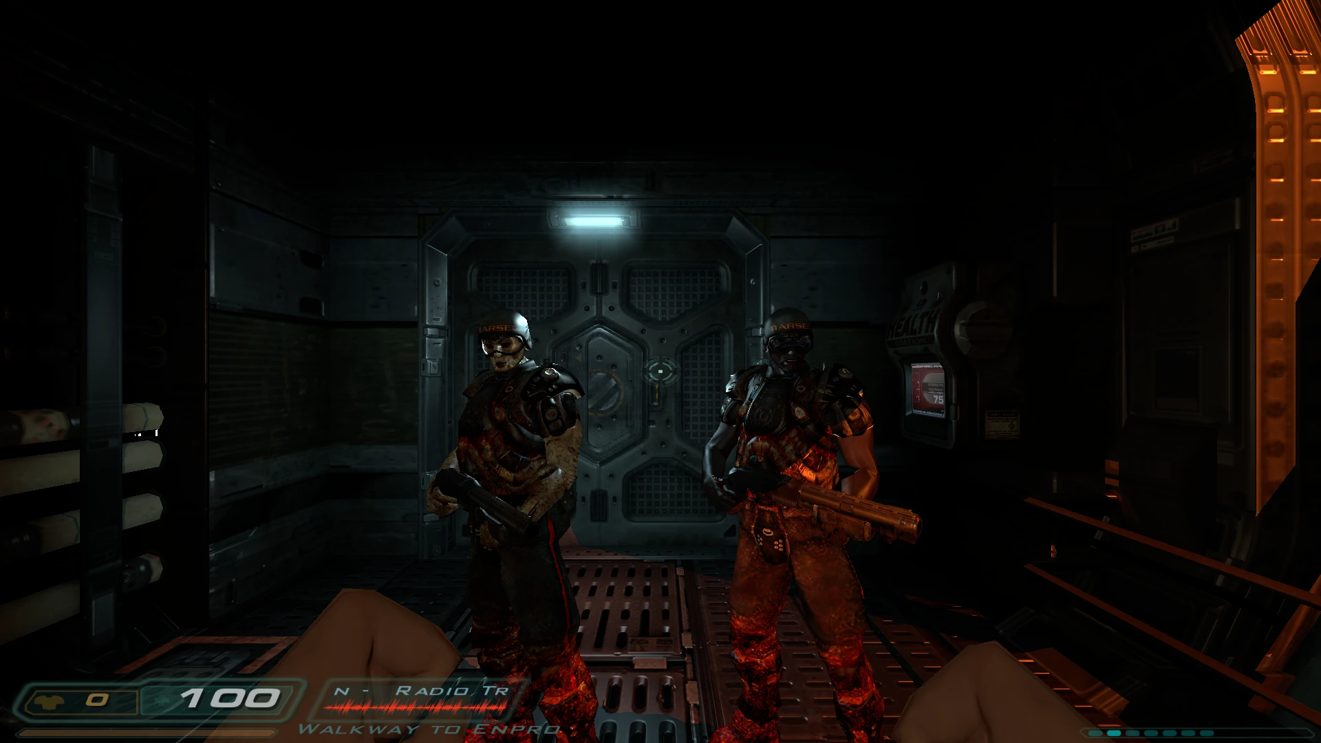Doom 3 "RealDOOM 3 улучшение графики и новые демоны + русификатор"