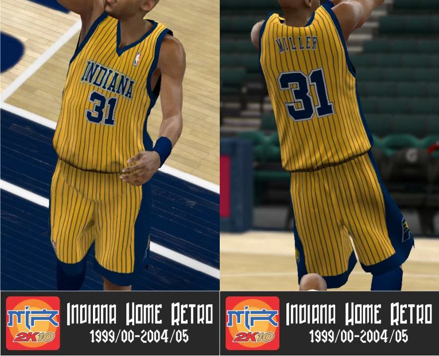 NBA 2K10 "Indiana Pacers 1999/00-2004/05 Alternate"