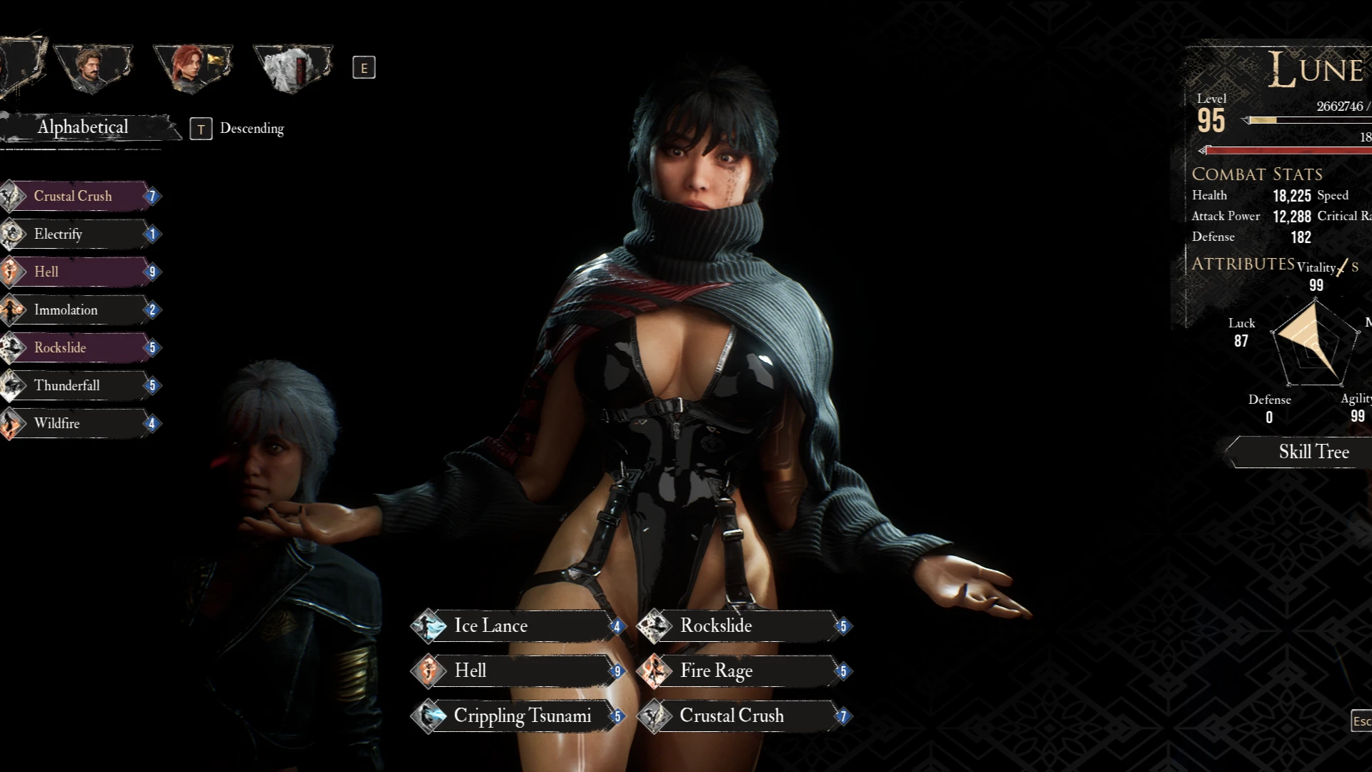 Clair Obscur: Expedition 33 "Костюм куноичи Евы для Люнэ"