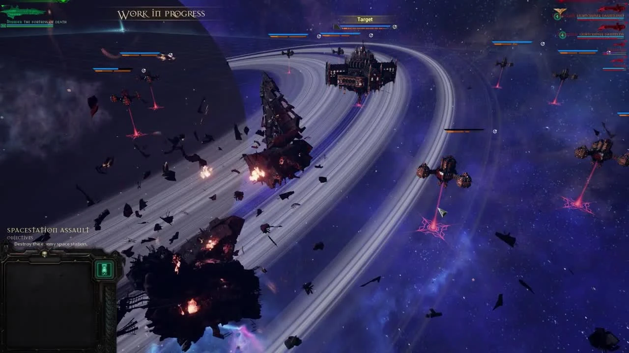 Battlefleet Gothic: Armada "Трейлер корабли хаоса"