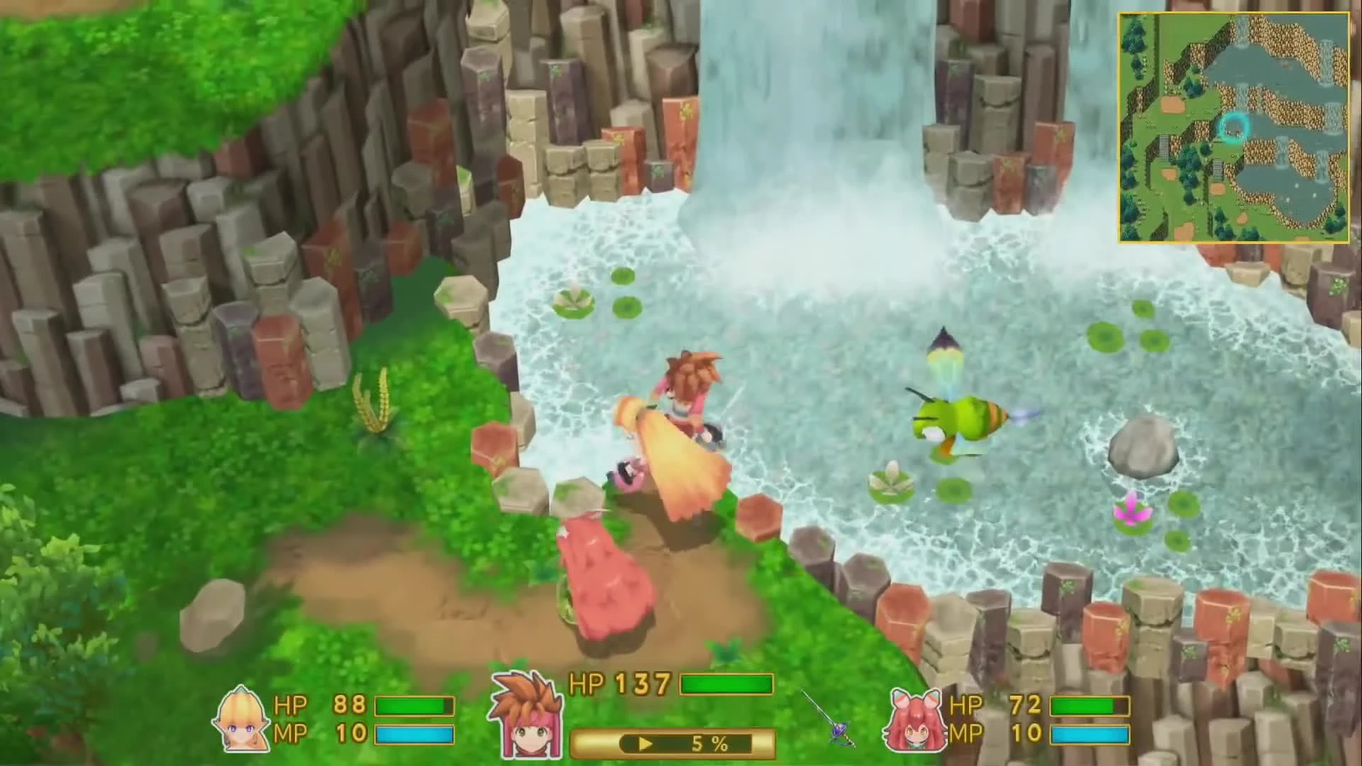 Пять минут игрового процесса ремейка Secret of Mana