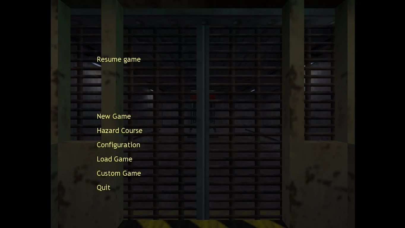 Half-Life "WON Menu Re-Creation"