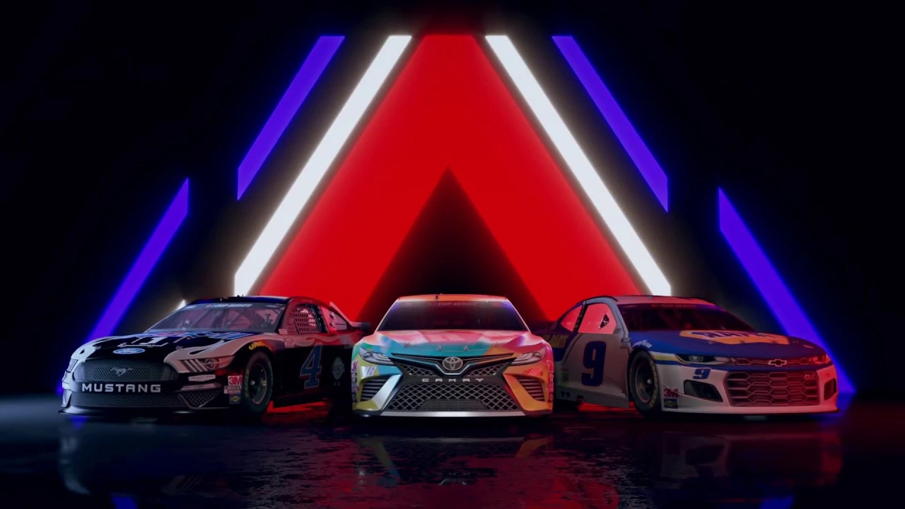 Анонсирующий трейлер гоночного симулятора NASCAR Heat 5