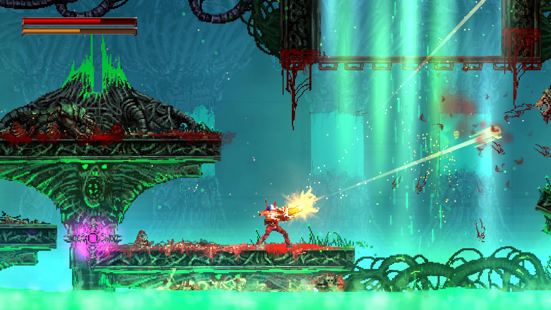 Свежий трейлер двухмерного экшен-платформера Valfaris