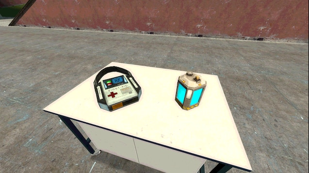 Garry's Mod "Аптечка и Батарейка из Игры Black Mesa"