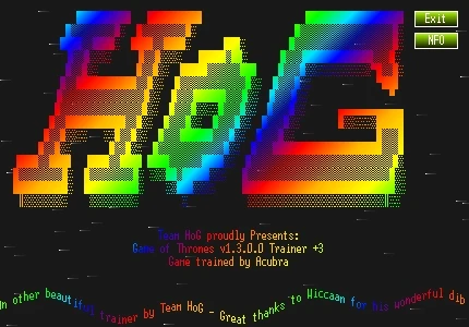 Game of Thrones: Трейнер/Trainer (+3) [1.3.0.0] {HoG/Acubra}