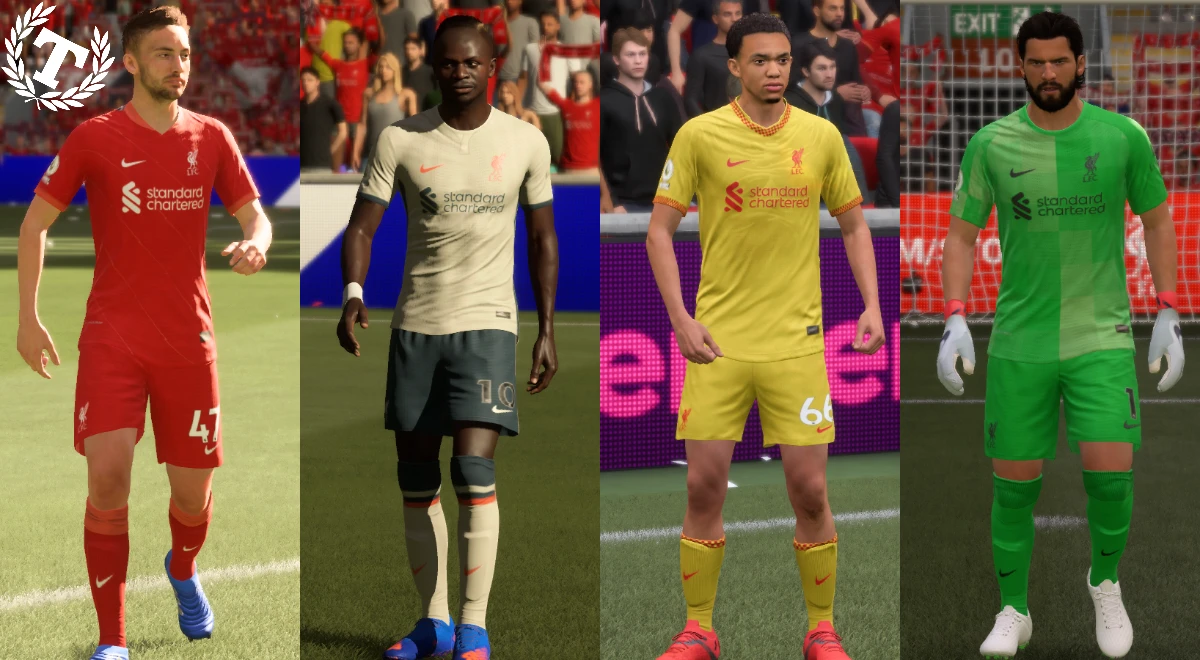 FIFA 21 "Комплект форм Ливерпуля на сезон 21-22"