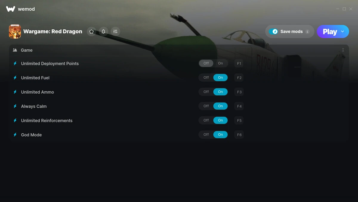 Wargame: Red Dragon "Трейнер +6: Здоровье, патроны, топливо и пр" {MrAntiFun / WeMod}