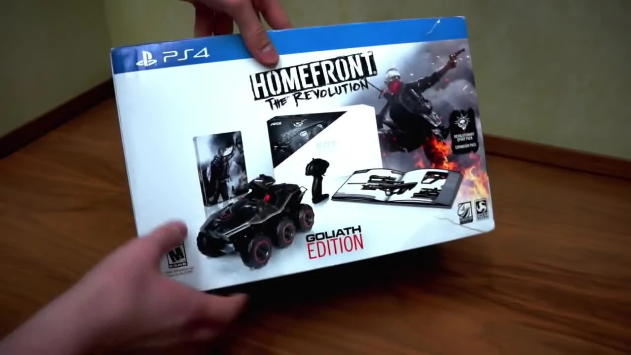 Распаковка коллекционного издания Homefront: The Revolution / Goliath Edition